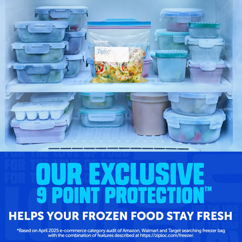 Ziploc Quart Storage Freezer Bags, 216 ct.